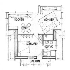 Ferienwohnung Grundriss